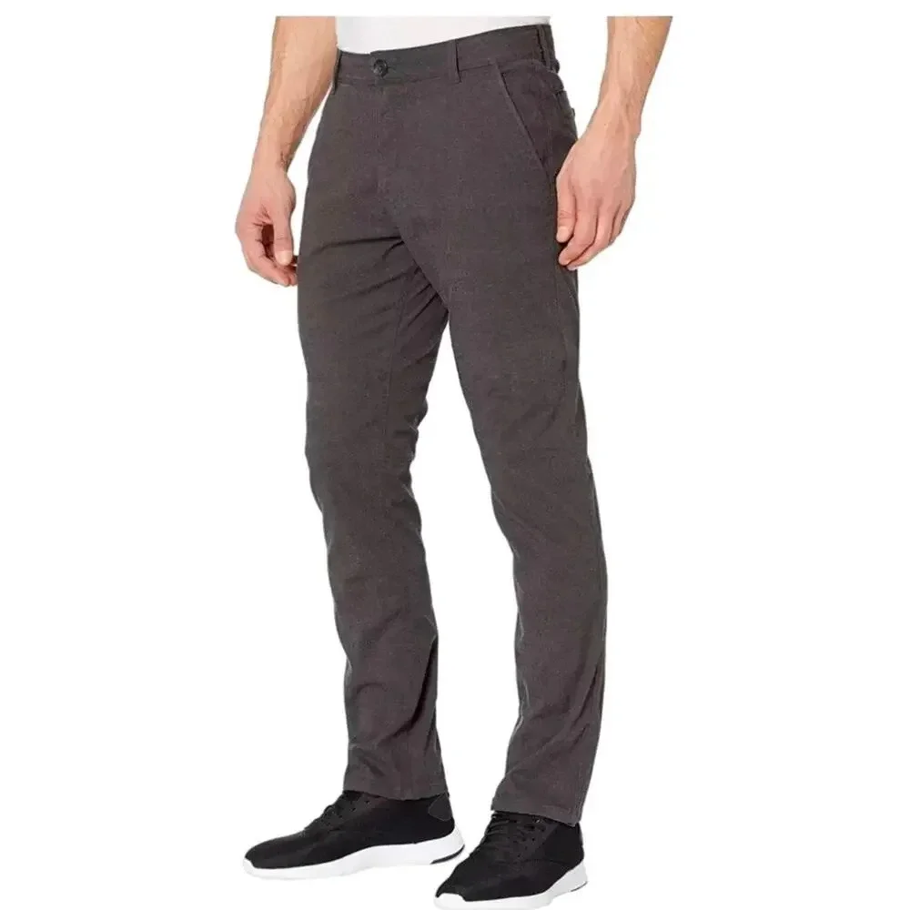 Prana Men’s McClee Chino Pants Straight Fit Gray Size 40